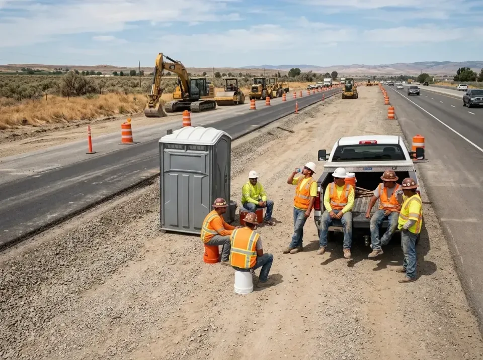 highway-road-construction-crew-007 — frequently asked questions, Porta Potty and Restroom Rentals in Nampa, ID